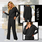 💥FREE SHOPPING💥👚 50% OFF NOW! 💖 Women's Casual Sweatsuits Set - Soft & Breathable Fabric, Perfect for Lounge or Sport, Relaxed Fit 🌸📦