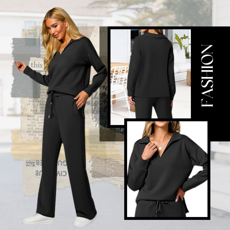 💥FREE SHOPPING💥👚 50% OFF NOW! 💖 Women's Casual Sweatsuits Set - Soft & Breathable Fabric, Perfect for Lounge or Sport, Relaxed Fit 🌸📦
