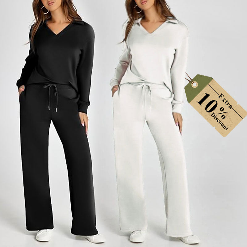 💥FREE SHOPPING💥👚 50% OFF NOW! 💖 Women's Casual Sweatsuits Set - Soft & Breathable Fabric, Perfect for Lounge or Sport, Relaxed Fit 🌸📦