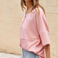 🔥Hot sale 50%off🔥🌿Casual Button Down Waffle Knit Top