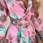 🔥Hot Sale🔥Women's Fashion Floral Waisted Long Sleeve Dresses