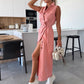 🔥2025 NEW SALES 50% OFF💥Solid Button Pocket Denim Dress