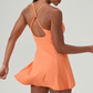 🏃‍♀️Spaghetti Sports Mini Dress - Sleek & Active✨