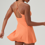 🏃‍♀️Spaghetti Sports Mini Dress - Sleek & Active✨