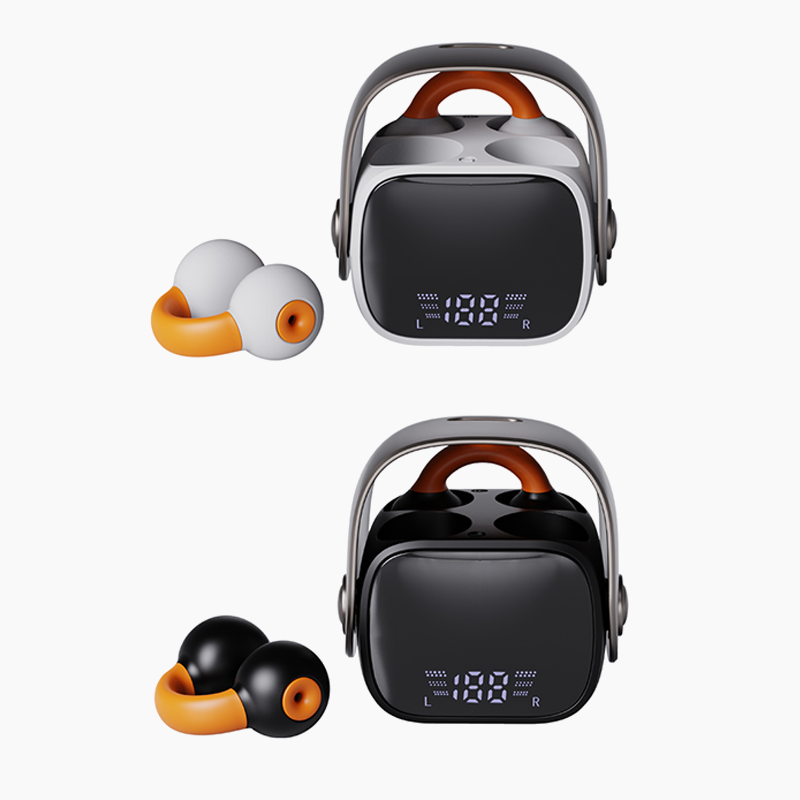 🥰Bluetooth Ear Clip Headset with Digital Display🎧