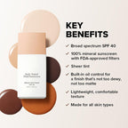 🎁Buy 2 Get 1 Free💕Daily Tinted Fluid Sunscreen Foundation