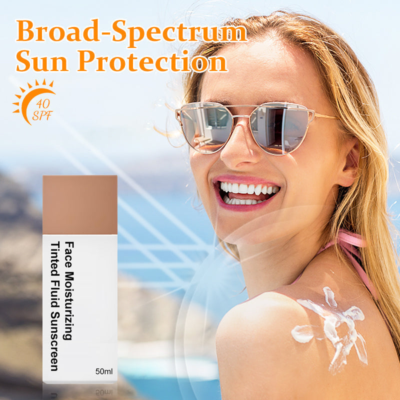 BUY 1 GET 1 FREE 🔥Face Moisturizing Tinted Fluid Sunscreen