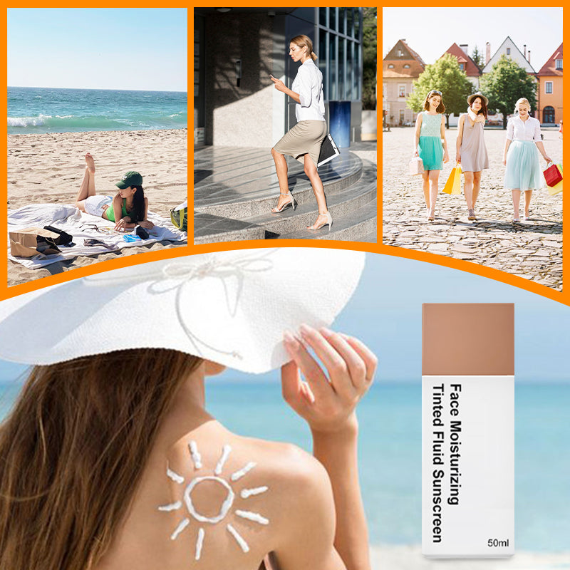 BUY 1 GET 1 FREE 🔥Face Moisturizing Tinted Fluid Sunscreen