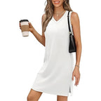 🎉🛍️Weekend Special👗Women’s V-Neck Tank Mini Dress