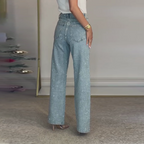 🔥50% off, while stocks last! 🎉It's £21.76 cheaper than Amazon🔥Straight leg jeans with rhinestones