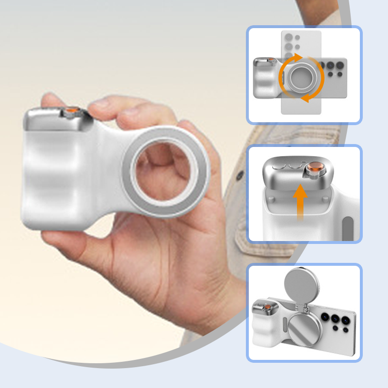 🎉Last day 50% off-Free shipping💥Photo fill light artifact💥💥 Magnetic Phone Camera Grip
