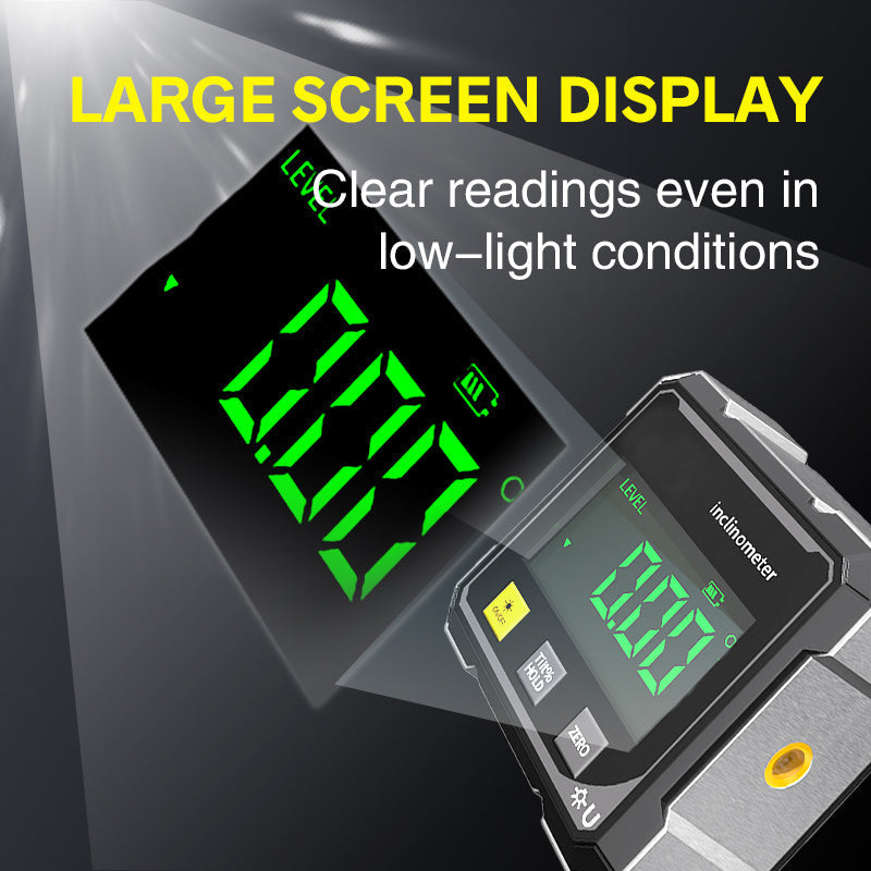 🔥 LAST DAY PROMOTION - 50%OFF 🔥4-Side Magnetic Digital Angle Gauge with Laser