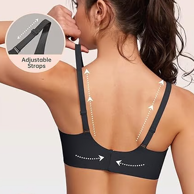 Half-price limited-time offer🌷🌷 Deep V Plunge Push-up Wirefree Seamless Bra