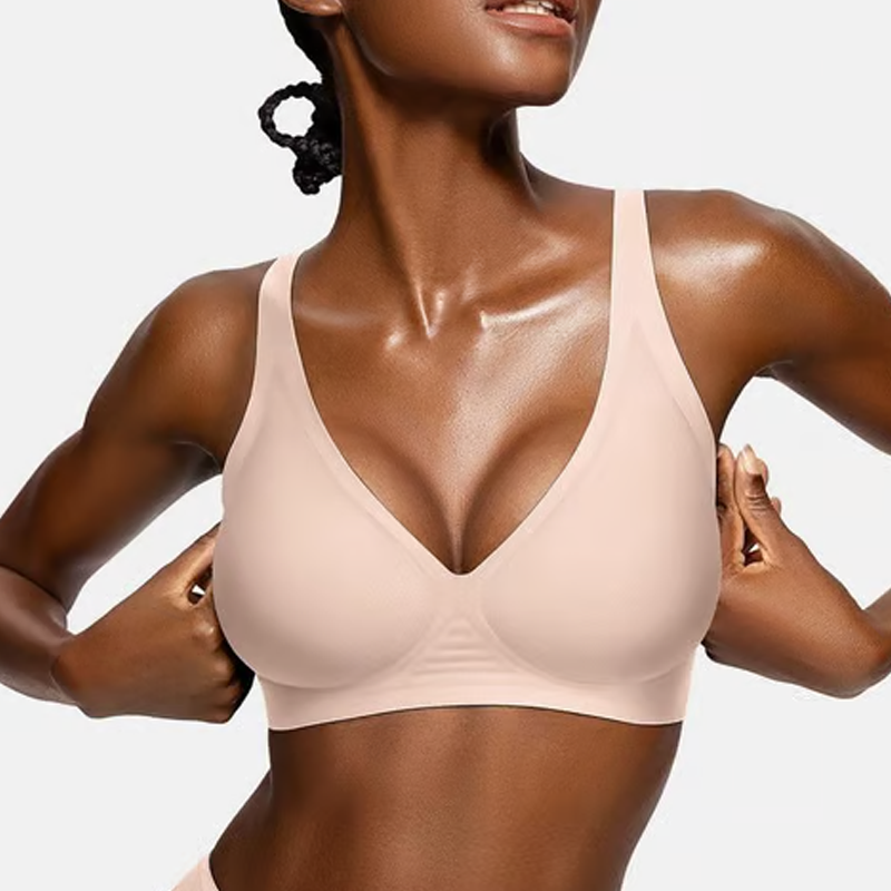 Half-price limited-time offer🌷🌷 Deep V Plunge Push-up Wirefree Seamless Bra