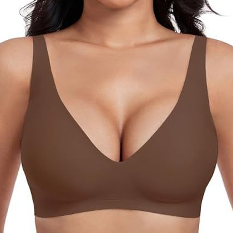 Half-price limited-time offer🌷🌷 Deep V Plunge Push-up Wirefree Seamless Bra