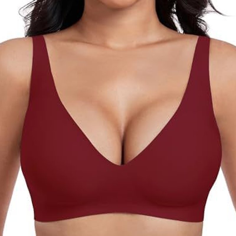 Half-price limited-time offer🌷🌷 Deep V Plunge Push-up Wirefree Seamless Bra