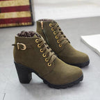 🎃🦉⏳Halloween Sale - 50% off🕯️🕯️  Women's Sole Chunky Heel Boots👠
