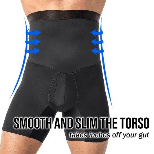 Buy two get one free, buy three get two free💥💥💥Men's High Waist Shapewear Boxer Briefs
