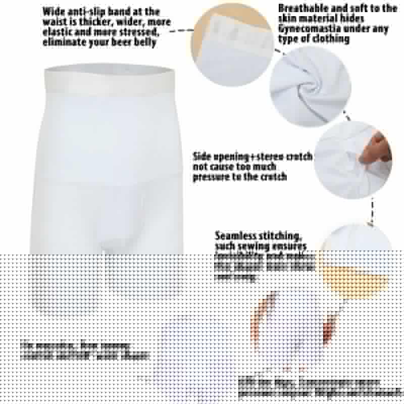 Buy two get one free, buy three get two free💥💥💥Men's High Waist Shapewear Boxer Briefs