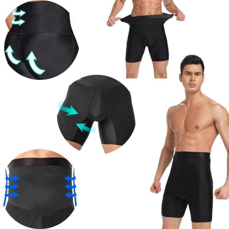 Buy two get one free, buy three get two free💥💥💥Men's High Waist Shapewear Boxer Briefs
