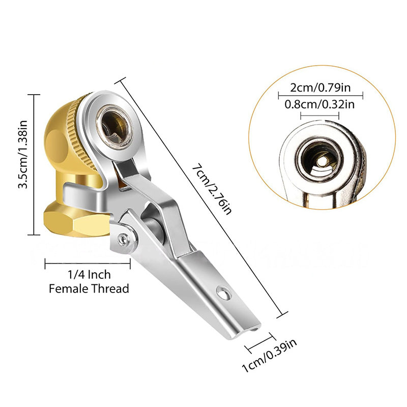 🔥BUY 1 GET 1 FREE🔥 1/4 Inch NPT Clip-On Closed Ball Air Chuck