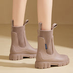 🔥HOT SALE 50% OFF☔️Waterproof Non-Slip Thick Sole Mid-Calf Boots