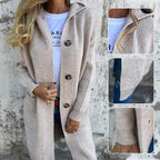 🔥FREE SHOPPING🔥🍂Autumn Special Offer 50% OFF💓Women's Button-Down Hooded Cardigan