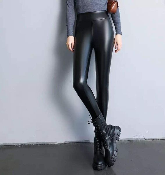 🔥Limited stock: 50% OFF👖Large size (UK: 14-16) faux leather leggings (wool lining)