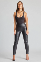 🔥Limited stock: 50% OFF👖Large size (UK: 14-16) faux leather leggings (wool lining)