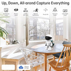 Wireless Indoor Motion Detection Robot Camera