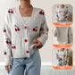 Women’s Casual Sweet Cherry Cardigan