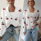 Women’s Casual Sweet Cherry Cardigan