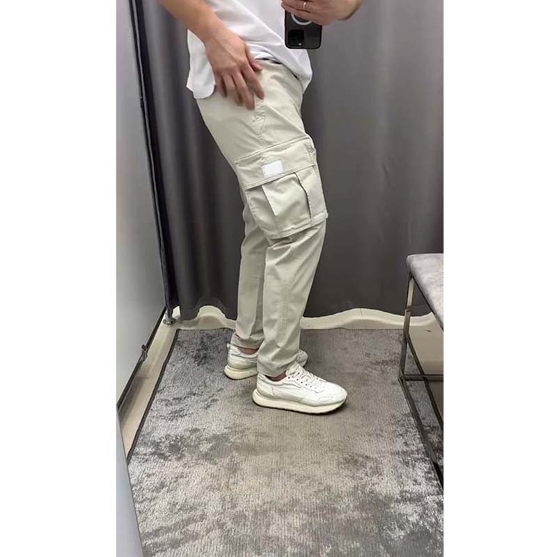 50% discount during the event🔥🔥🔥Men's Solid Casual Cargo Pants