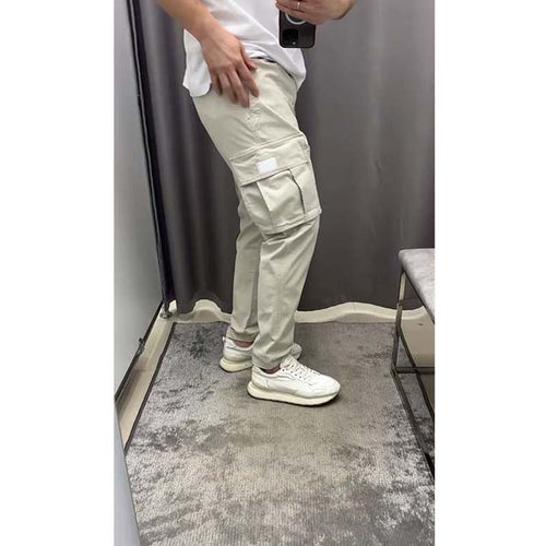 50% discount during the event🔥🔥🔥Men's Solid Casual Cargo Pants