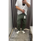 50% discount during the event🔥🔥🔥Men's Solid Casual Cargo Pants