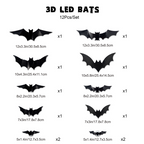 🎃👻LAST DAY PROMOTION - 50%OFF💜🦇Halloween 3D Lighted Bats