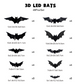 🎃👻LAST DAY PROMOTION - 50%OFF💜🦇Halloween 3D Lighted Bats