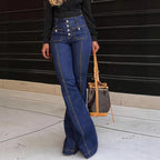 🔥🔥Half-price limited-time offer👖Women's Fashionable High-Waisted Flared Jeans
