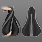 🔥Waterproof Bike Seat Cushion for Men Women, Bicycle Saddle with Smart Zone-Concept, Comfortable Bikes Seats Made Of Comfy Memory Foam, Fit for BMX, MTB & Road, Stationary/Exercise/Indoor
