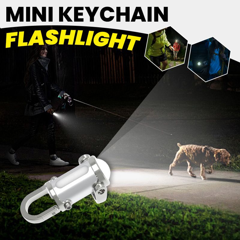 🔥50% off for a limited time🔥1200LM Super Bright Mini Keychain Flashlight Waterproof