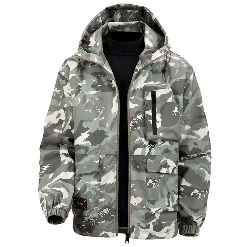 ⏰FLASH SALE 50% OFF🔥Men's Camouflage Hooded Jacket with Multi-Pocket