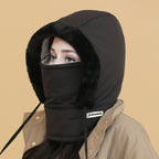 🍂Autumn Promotion 50%💕Plush-lined Thickened Thermal Hat with Face Mask for Men and Women
