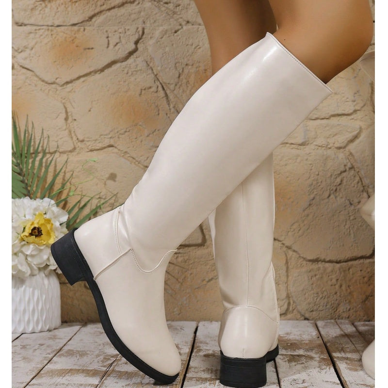 💥Limited-time offer, while stocks last💥Women's Chic Mid-Calf Boots with Side Zipper