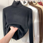 🎅Christmas Specials 50% OFF🎁Winter fleece thick knitted bottoming shirt，can be worn by both men and women