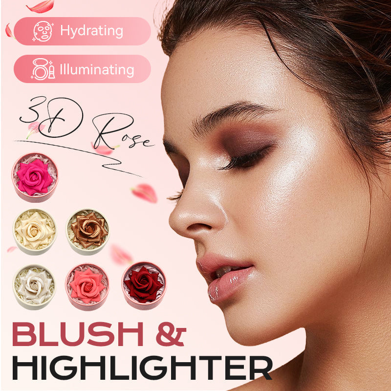 🔥BUY 1 GET 1 FREE🔥 3D Rose Blush & Highlighter