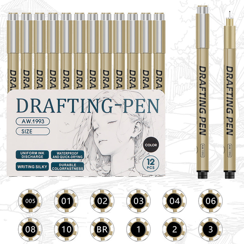 🔥 LAST DAY PROMOTION - 50%OFF 🔥 Fade-Resistant Drafting Pen Set