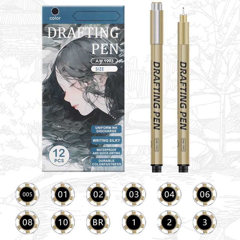 🔥 LAST DAY PROMOTION - 50%OFF 🔥 Fade-Resistant Drafting Pen Set