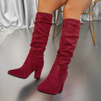 🔥Limited quantity, while stocks last🔥Women’s Stylish Solid Color High Heel Boots