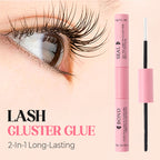 🔥 LAST DAY PROMOTION - 50%OFF 🔥 2-In-1 Long-Lasting Lash Cluster Glue