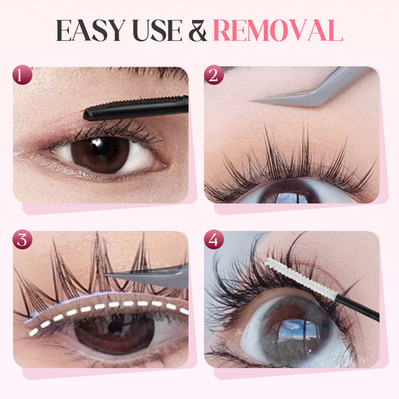 🔥 LAST DAY PROMOTION - 50%OFF 🔥 2-In-1 Long-Lasting Lash Cluster Glue